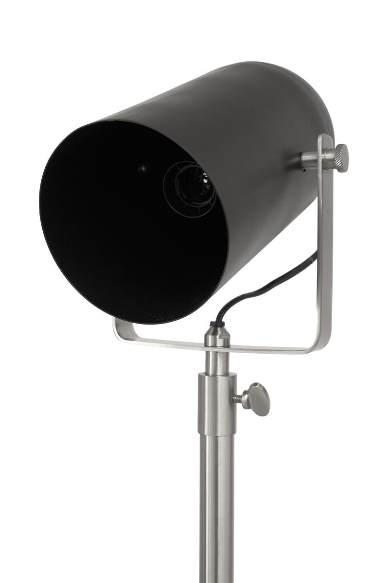 Stehlampe Westham 400 Schwarz / Silber