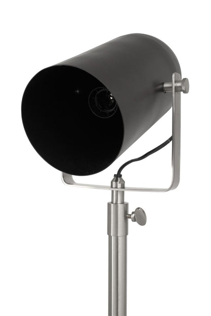 Stehlampe Westham 400 Schwarz / Silber