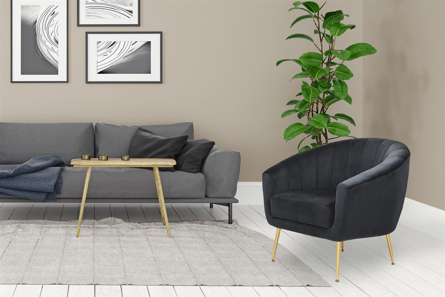 Sessel / Sofa Dark 100