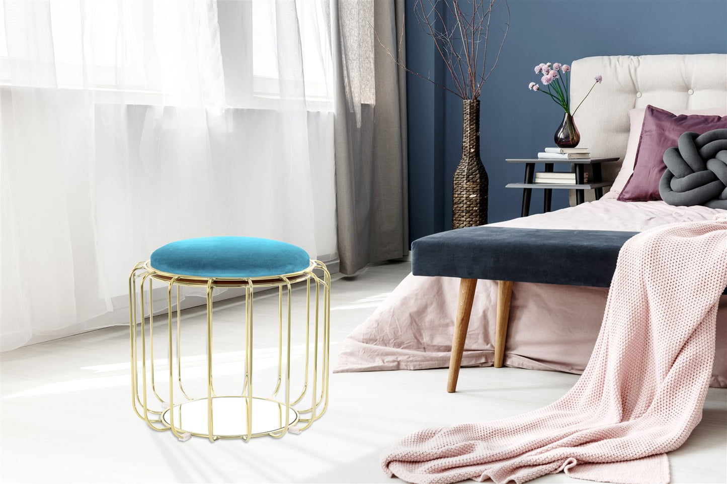 Beistelltisch / Pouf Square 100