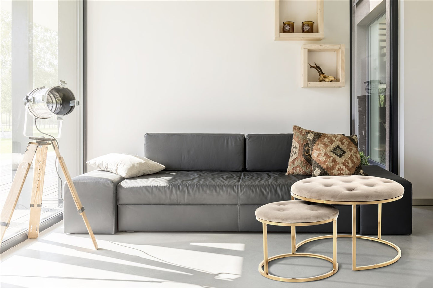 Hocker Kane 800 2er-Set