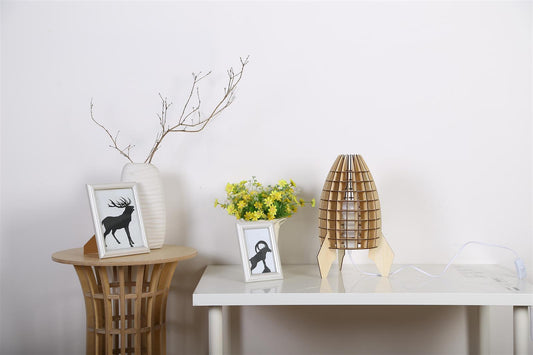 Tischlampe Space Holz