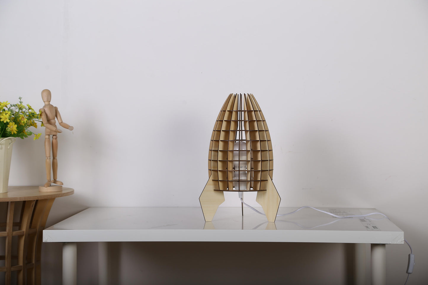 Tischlampe Space Holz