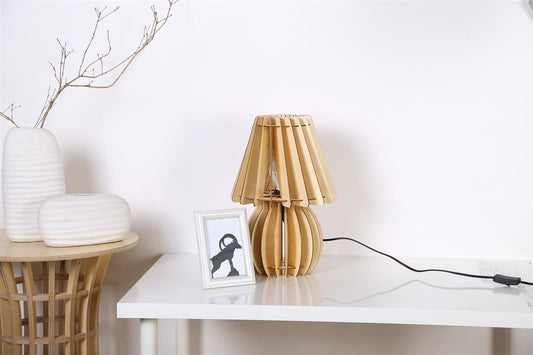 Tischlampe Doubble Holz